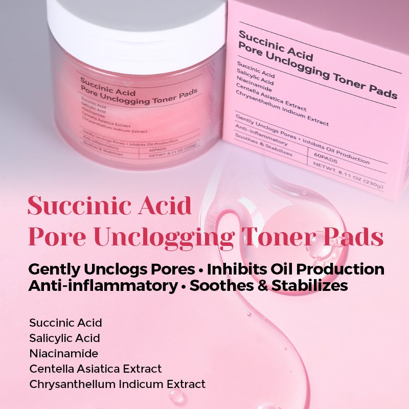 Succinic Acid Cleansing Pads - 6